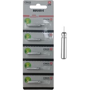 CR425 BR425 425 Lithium Pin Type Cell 3V Lithium Batteries for Fishing Lures, Fishing Bobbers, Pen Lights, Arrow Nocks, Fishing Floats, Pole Lights & LED Flashers (10 Count)