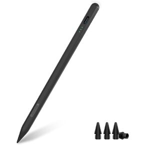 Stylus Pen for iPad 6th-10th Generation-2X Fast Charge, Tilt Sensitivity, Pixel Precision-Active Pencil Compatible with 2018-2024 Apple iPad Pro 12.9"/11"/M4, Air 3/4/5/M2/M3, Mini 5/6th-White