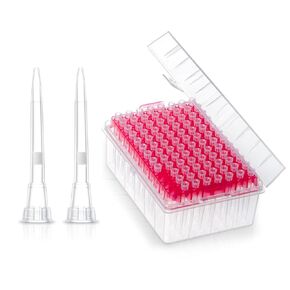 1000ul Extended Filtering Pipette, Universal Low-Retention Filter Pipette Tips, Sterilization, DNase/RNase/Pyrogen Free, Micro Pipettor Tips, 96 Tips/Rack(96 Tips)