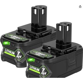 2 Pack 6.0Ah 18V P108 Battery Compatible with Ryobi 18v Battery ONE+ Lithium P102 P104 P107 P103 P105 P109 P119 P122 Cordless Power Tools Battery Packs