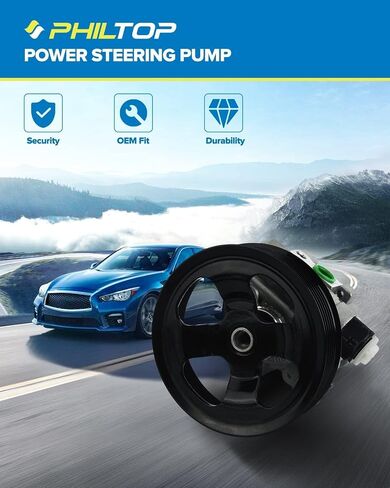 PHILTOP 20-55982 Power Steering Pump for Grand Prix 2004-2008 3.8L, Impala 2004-2005 3.8L, Monte Carlo 2004-2005 3.8L, LaCrosse 2005-2009 3.8L, Power Assist Pump 10325212, 15295880, 2055982F in Saudi Arabia