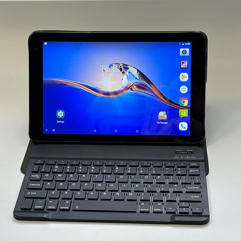 Tablet with Keyboard，10.1 inch Screen，3GB RAM，128G+128G Memory，4G LTE Android Tablet with Dual SIM Slots, 5MP+16MP Camera, 5000mAh Battery，Notebook Computer，Tablet (Black, 3) in Saudi Arabia