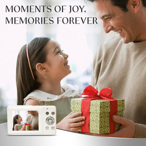 Yashica Digipix 100 Digital Camera - FHD 1080p point و shoot مع Zoom 16x ، يدعم بطاقات Micro SD - Silver in Kuwait