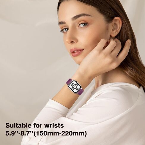 6 Pack Nylon Sport Loop Band Compatible with Apple Watch Band 38mm 40mm 41mm 42mm 44mm 45mm 46mm 49mm Women Men, Soft Adjustable Braided Replacement Straps for iWatch Series 10 9 8 7 6 5 4 3 2 1 SE Ultra in Saudi Arabia