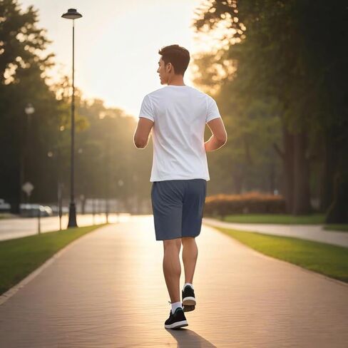 شورت ZONBAILON رجالي رياضي بخصر مطاطي مع جيوب عميقة برباط 9 بوصة درزة داخلية in Kuwait