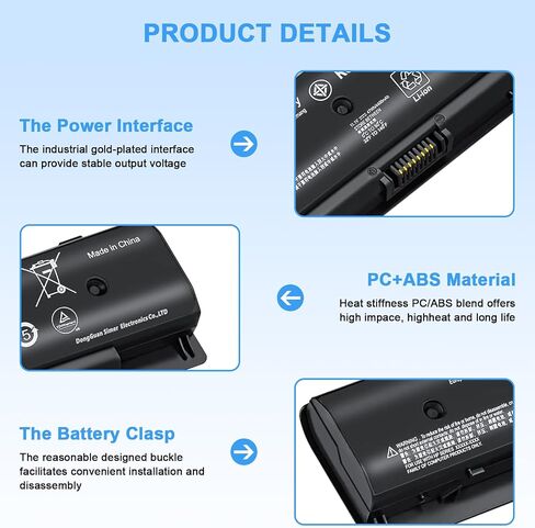 New 41.6Wh Battery 919700-850 JC03 JC04 Replacement for Hp Laptop 15-BS 15-BW 17-BS Notebook PC series fits 15-bs015dx 15-bs212wm 15-bw011dx 17-bs049dx 17-bs067cl 17-bs011dx Spare 919701-850 TPN-W129 in Saudi Arabia