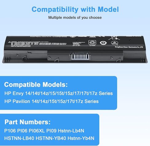 New 41.6Wh Battery 919700-850 JC03 JC04 Replacement for Hp Laptop 15-BS 15-BW 17-BS Notebook PC series fits 15-bs015dx 15-bs212wm 15-bw011dx 17-bs049dx 17-bs067cl 17-bs011dx Spare 919701-850 TPN-W129 in Saudi Arabia