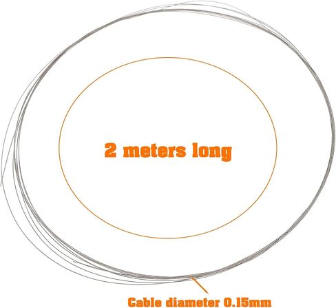 2pcs Diamond Cutting Circular Wire Saw 2 Meter Thickness 0.25mm Ultra Fine Diamond Wire Saw Suitable for Cutting Ceramic Tiles and Stone Materials in Saudi Arabia