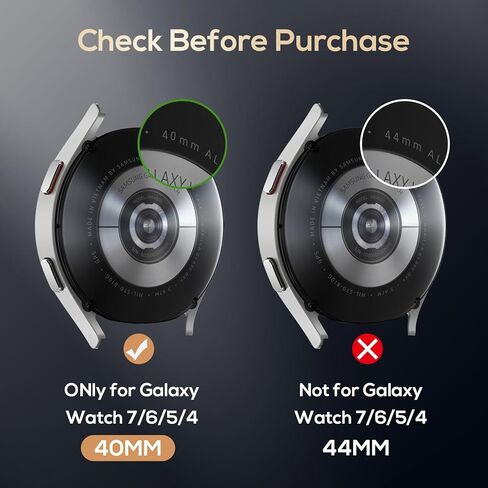 Watbro [3+3pack] لـ Samsung Galaxy Watch 6 Classic 43ms Privacy Screen Protector Glass ، 2.5d 9H Hardness ultra-shin-thin for Samsung Galaxy Watch anti anti scratch ، free bopble anti-peeping in Kuwait
