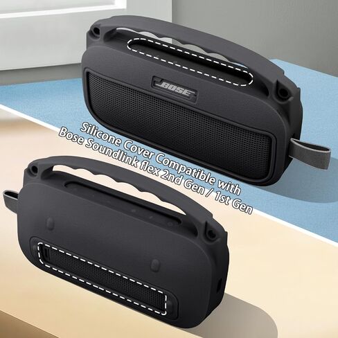 استبدال حالة السيليكون الناعمة CO2CEA لـ BOSE New SoundLink Flex 2nd Gen Bluetooth Portable (حالة السيليكون ، حالة زرقاء) in Kuwait