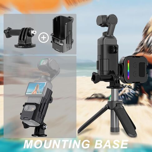 قفص واقية من الألومنيوم لـ DJI Osmo Pocket 3 كاميرا ، واقي شاشة زجاجي مقسى 9H وإطار قوس التثبيت الممتد مع حامل أحذية بارد ، وملحقات محول التوسع لـ DJI Osmo Pocket 3 in Kuwait