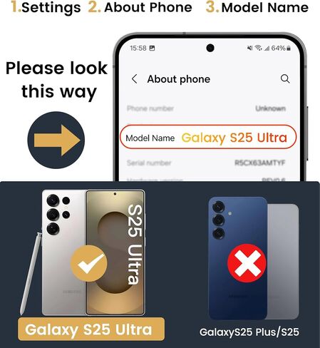 for Samsung Galaxy S25 Ultra Case with Card Holder & Kickstand & Slide Camera Lens Cover, Silicone Edge Protection Rugged Heavy Duty Phone Case Cover for Galaxy S25 Ultra 5G, Black in Kuwait