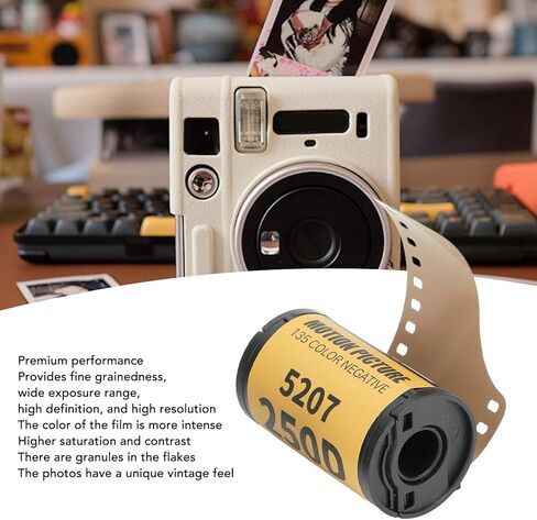 35mm Film, 35mm Color Print Film for 135 Camera, Professional Wide Exposure Range ECN 2 Process Colour Print Camera Film, Universal & High Contrast (8 Sheet) in Kuwait