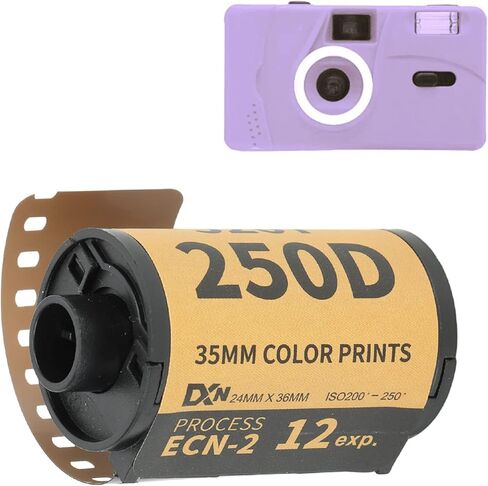 35mm Film, 35mm Color Print Film for 135 Camera, Professional Wide Exposure Range ECN 2 Process Colour Print Camera Film, Universal & High Contrast (8 Sheet) in Kuwait