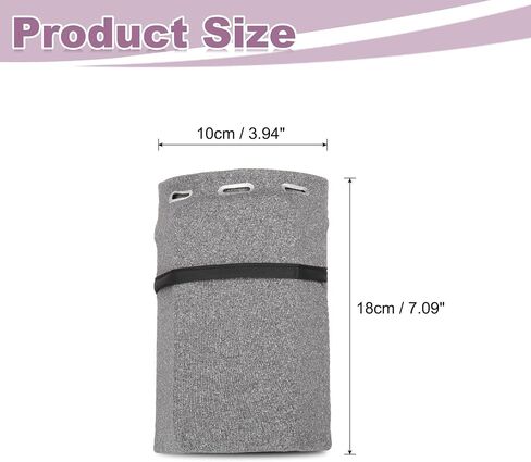 PATIKIL Universal Running Armband Sleeve 7"x4", Cell Phone Arm Bands Sleeve with Zipper Pocket for Key Earphones Credit Cards Sports Gym Workouts Exercise (S, Black) in Saudi Arabia