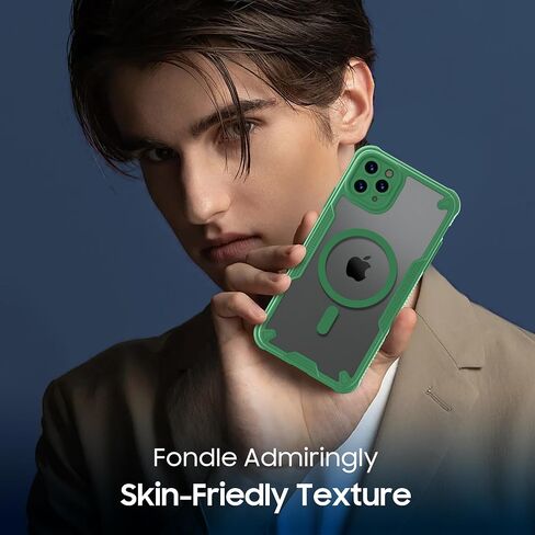 بالنسبة لحالة iPhone 11 Pro ، فإن الظهر غير اللامع المتوافق مع Magsafe المغناطيسي النحيف الصدمية المقاومة للصدمات مع غطاء هاتف حبل الحبل 5.8 بوصة ، أسود in Kuwait