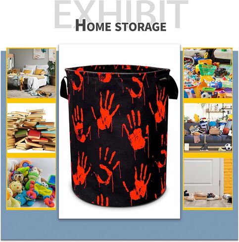 Color Hippie Flowers Laundry Basket Folk Art Flowers Foldable Oxford Cloth Funny Tote Bag Laundry Hamper Clothes Storage Bucket Toy Organizer For Bathroom/Laundry/Bedroom 18.9x16.5 In in Saudi Arabia