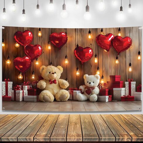 KatchOn, Adorable DIY Valentines Day Backdrop for Photos - Xtralarge 72x44 Inch | Love Crafted Valentines Photo Banner | Happy Valentines Day Banner Decorations | Valentines Day Decorations for Party in Saudi Arabia