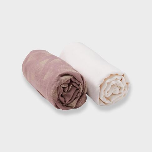 Goldbug 100% Muslin Nursery Swaddle and Receiving Blankets 3-Pack - Backyard Bugs in Saudi Arabia
