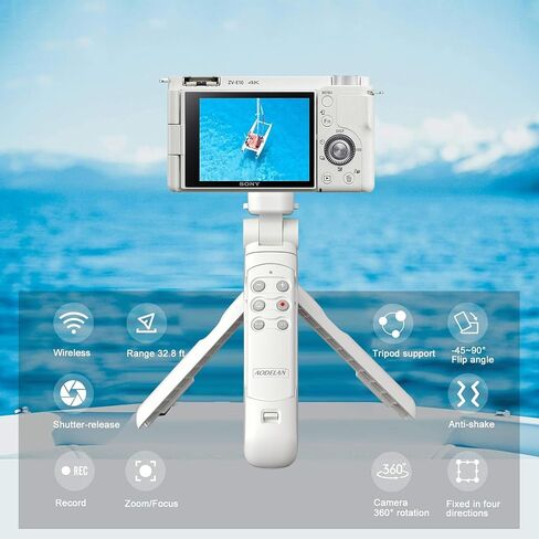 AODELAN Camera Remote Control Wireless Shooting Grip Tripod Grip for Canon EOS RP, EOS R, R5, R6, M50, M50 II, 6D Mark II, 77D, 850D, 800D, 200D, 250D, EOS Rebel SL2, T7i, T8i, 90D, EOS M6 Mark II in Saudi Arabia