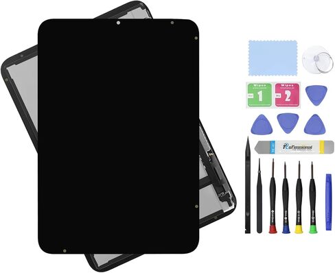 استبدال شاشة LCD مقاس 7.9 بوصة متوافق مع iPad Mini 5 (A2126 | A2124 | A2133) مجموعة شاشة LCD ومحول رقمي باللمس الزجاجي طقم إصلاح ممتاز مستشعر النوم/الاستيقاظ (أسود) in Saudi Arabia
