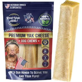 Devil Dog Pet Co. Himalayan Yak Cheese Dog Chews, Large - 3 Pack, 100% Natural & Healthy, Lactose-Free, Long-Lasting Dog Treats, Premium Yak Milk Chew Bones for Dogs