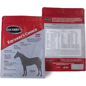 Equerry's Choice Horse Pellets - Complete Nutritional Supplement | Digestive Enzymes | Chelated Vitamins and Minerals | Horse Supplements | 20 lb