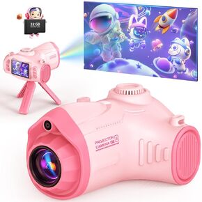 Kids Camera, Big Screen 1080P Vedio Selfie Camera with Tripod, 32GB Memory Storage Capacity, Kids Camera for Age 6 7 8 9 10 11 12, Birthday Gifts Toys for, Boy