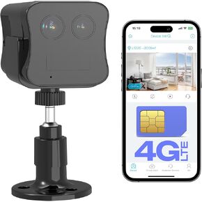 Mini V6 Indoor Security Camera Wireless for Home, WiFi Portable Cam Real-Time Surveillance for Baby, Pets, Elder with Clear Night Vision, Live Video, PIR Motion, 120-day Standby Battery, Cloud Storage