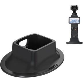 Pocket 3 Stand Base Mount, Silicone Non-Slip Desktop Mount for DJI Osmo Pocket 3 Creator Combo, Lightweight Compact Stand for OSMO Pocket 3 Handle Accessories - Dark Pink