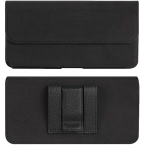 X-Large Phone Holster for Motorola Moto G Power 5G 2024 G Play 2023 G Stylus 5G 2022 2021, Galaxy A14, TCL 30XL 40 XL, BLU F91 G93 G63 G71+, Nokia G50 Nylon Belt Clip Loop Cell Phone Pouch Case Holder