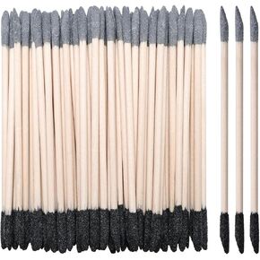 60 Pcs Sanding Stick Double End Matchsticks Sanding Twigs Coolrunner 5.4Inch Sanding Twigs Fine Detailing for Plastic Models Wood Hobby, 150/280 Grit in Kuwait