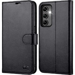 Ocase متوافق مع Galaxy A14 5G Wallet Case مع حامل بطاقة الائتمان ، PU Leather Flip Folio Case مع RFID حظر غطاء الحماية للنساء للنساء - بورغوندي
