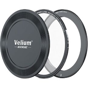 Edge Magnetic Filter Kit: Magnetic Adaptor Ring 82-82mm + E82 Magnetic Front Cap + E82 Black Mist 1/4 Filter - Enhance Your Photography with Magnetic Diffusion and Lens Protection (82mm)