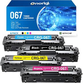067 Toner Cartridges Set Compatible with Canon 067 067H Toner cartridges MF656Cdw MF654Cdw for Canon imageCLASS MF656Cdw MF654Cdw Toner cartridges MF653Cdw LBP633Cdw LBP632Cdw (067, 4 Pack)