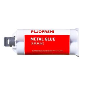 Metal Glue,1.76oz 2 Part Epoxy ab Glue Heary Duty Weld ，The Strongest Glue All Purpose Repair for Metal Plastic Steel Ceramics Fiberglass Car Automotive for Body Filler Putty(1Pcs)