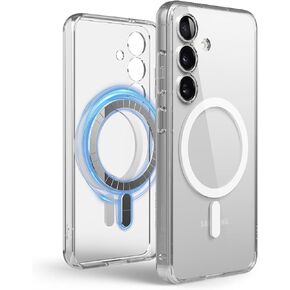 elago Compatible with Samsung Galaxy S25 Ultra Case - Magnetic Hybrid Clear Case, Precise Camera Cutouts, Strong Magnetism, Protective Cover, PC/TPU Hybrid Technology, Shockproof Bumper, 6.8" (Clear)