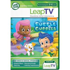 Leapfrog Leaptv Nickelodeon Bubble Guppies تعليمية ، لعبة فيديو نشطة