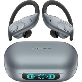 Wireless Earbuds Bluetooth Headphones 130Hrs Playtime with 2500mAh Wireless Charging Case LED Diaplay Hi-Fi Waterproof Over Ear Earphones for Sports Running Workout Gaming