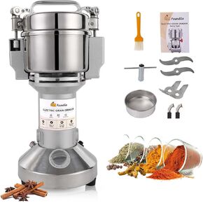Foundgo 150g حبوب الحبوب الكهربائية حبوب طاحونة شحمة التوابل طحن الطحن طحين الذرة طحين للتوابل الجافة البذور أعشاب الحبوب الفلفل الأرز ، الصف التجاري in Kuwait
