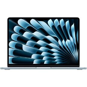 Apple 2025 MacBook Air محمول بحجم 13 بوصة مع رقاقة M4: تم تصميمها لذكاء Apple ، وشاشة شبكية شبكية سائلة بحجم 13.6 بوصة ، وذاكرة موحدة 16 جيجابايت ، وتخزين SSD 256 جيجا بايت ، وكاميرا مرحلة مركز 12 ميجابكسل ، ومعرف اللمس ؛ السماء الأزرق