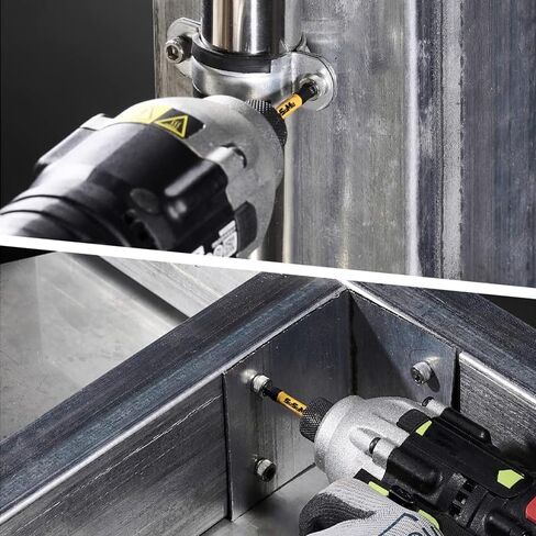 (53Pcs) Impact Hex Head Allen Wrench Bit Set, Hex-Shank S2 Alloy Steel Hex Bits Kit With Anti-slip Drill Bit Extender And Magnetic/Demagnetization Circle For Woodworking, Electrical Accessories in Kuwait