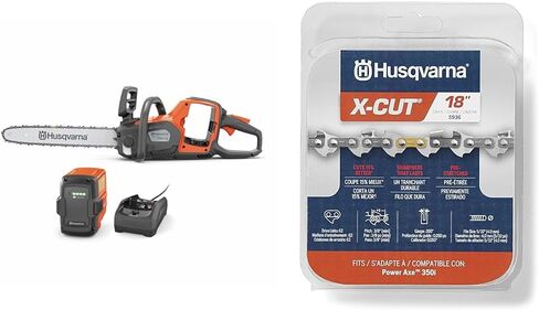 Husqvarna 970601202 350i 42V Power Axe Brushless Lithium-Ion 18 in. Cordless Chainsaw Kit in Saudi Arabia