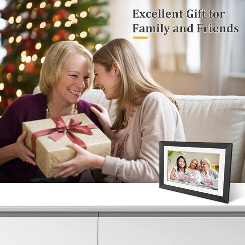 Digital Picture Frame 15.6" Large Digital Photo Frame 1920x1080 HD IPS Touch Screen, Built in 32GB Memory, Share Photos and Videos via Biuframe App, Gift for Friends and Family in Saudi Arabia
