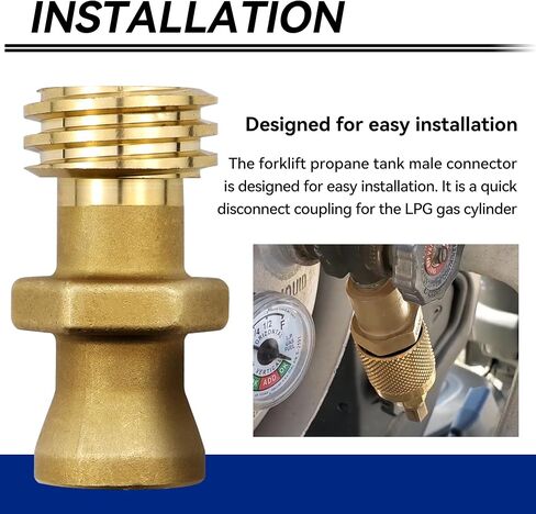 Forklift Propane Tank Connector RE7141F Forklift Female Connector Fitting Adapter Valve in Kuwait