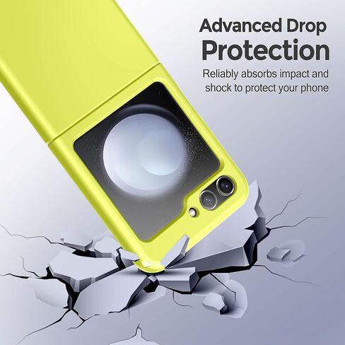 بالنسبة إلى Samsung Galaxy Z Flip 5 CASE CASE CASE SILICONE CASE DUAL LAYER HYBRID HARBRID PC SILICONE SILICONE RUBBER APPER in Kuwait
