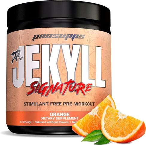Prosupps الدكتور Jekyll Signature Premout Powder ، المنشطات والكافيين الخالية ، التركيز المكثف ، الطاقة والمضخات ، (30 حصص ، الفراولة) in Saudi Arabia