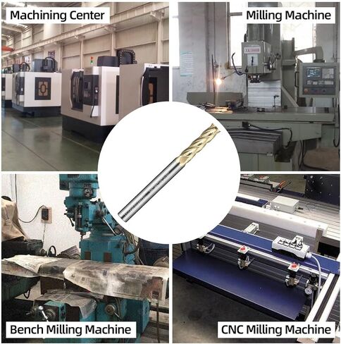Carbide Square Rough End Mill - 4 Flute -5/8" 4T (1 Piece, 5/8") - for Milling Alloy Steels, Hardened Steel, Metal & More – Mill Bits Sets for DIYers & Professionals in Saudi Arabia