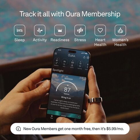 مجموعة مقاسات Oura Ring 4 - المقاس قبل الشراء Oura Ring 4 - مقاس فريد - احصل على رصيد عند الشراء in Saudi Arabia