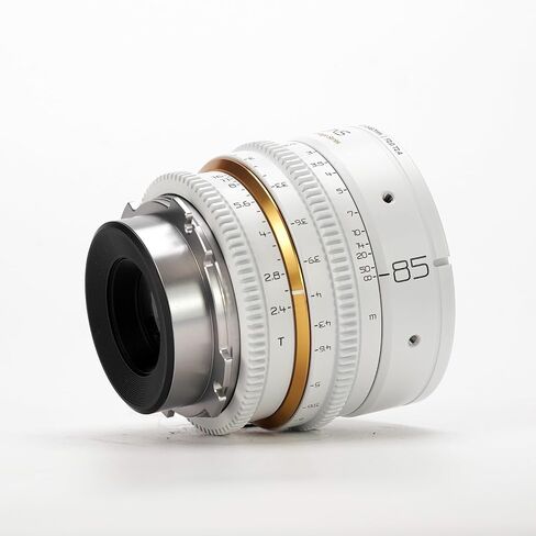 DULENS APO Mini Prime Lens 85mm T2.4 Cine Lens Large Aperture Manual Focus (Black, EF) in Saudi Arabia